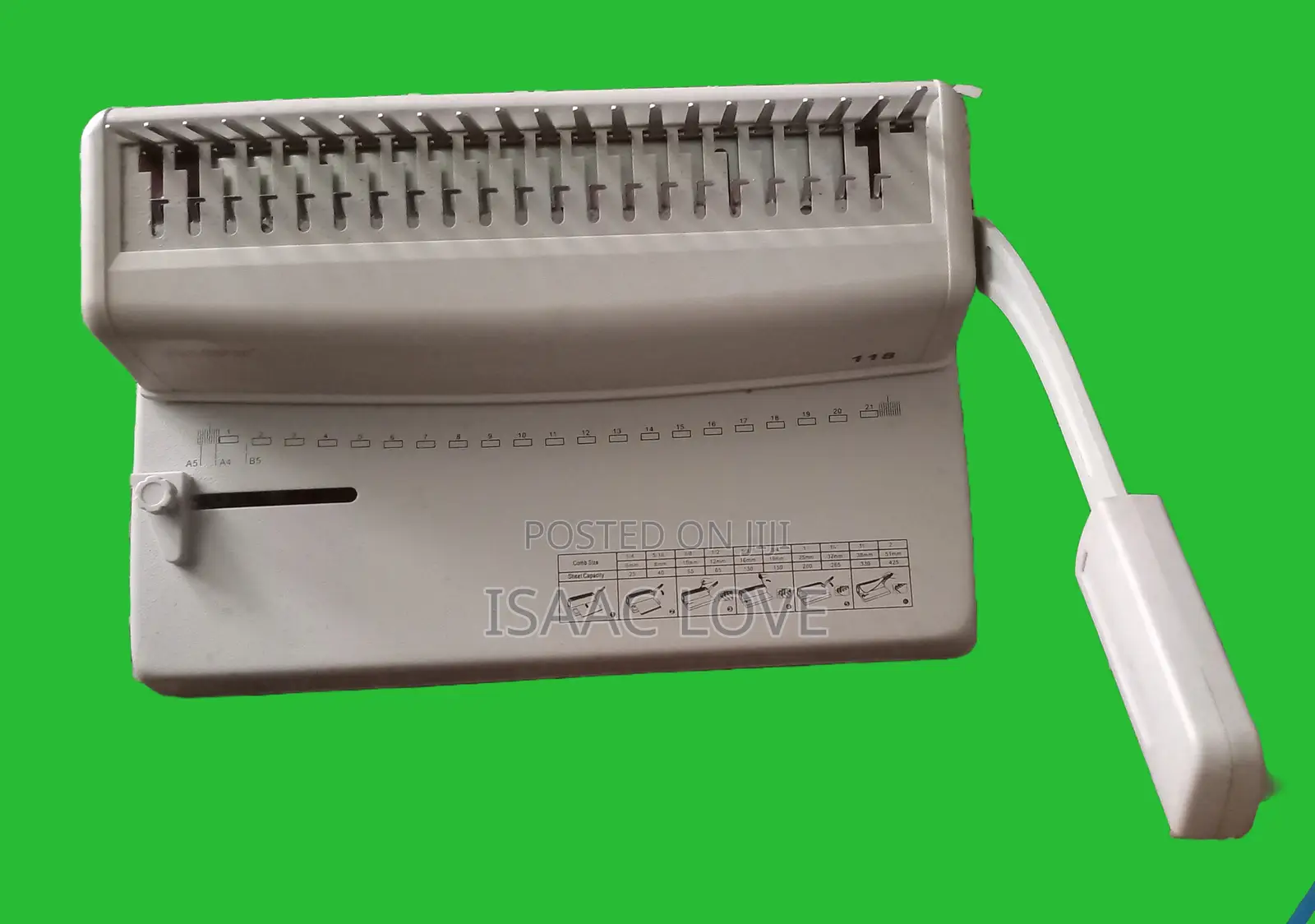 Haopu 118 Comb Binding Machine