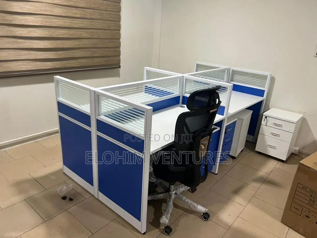 Four in One Blue Workstation