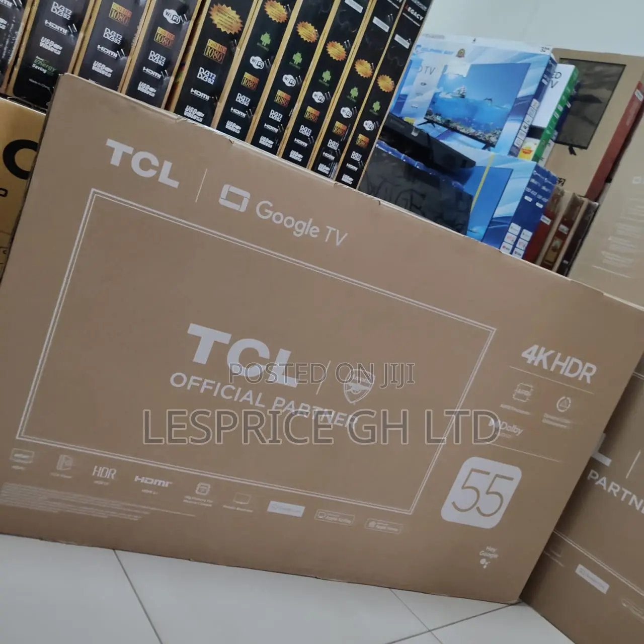 Stylishly Designed and Moderately Priced 55' TCL Smart Tv