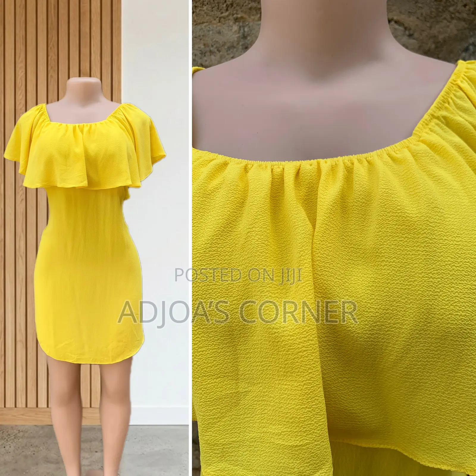 Off Shoulder Loose Dress