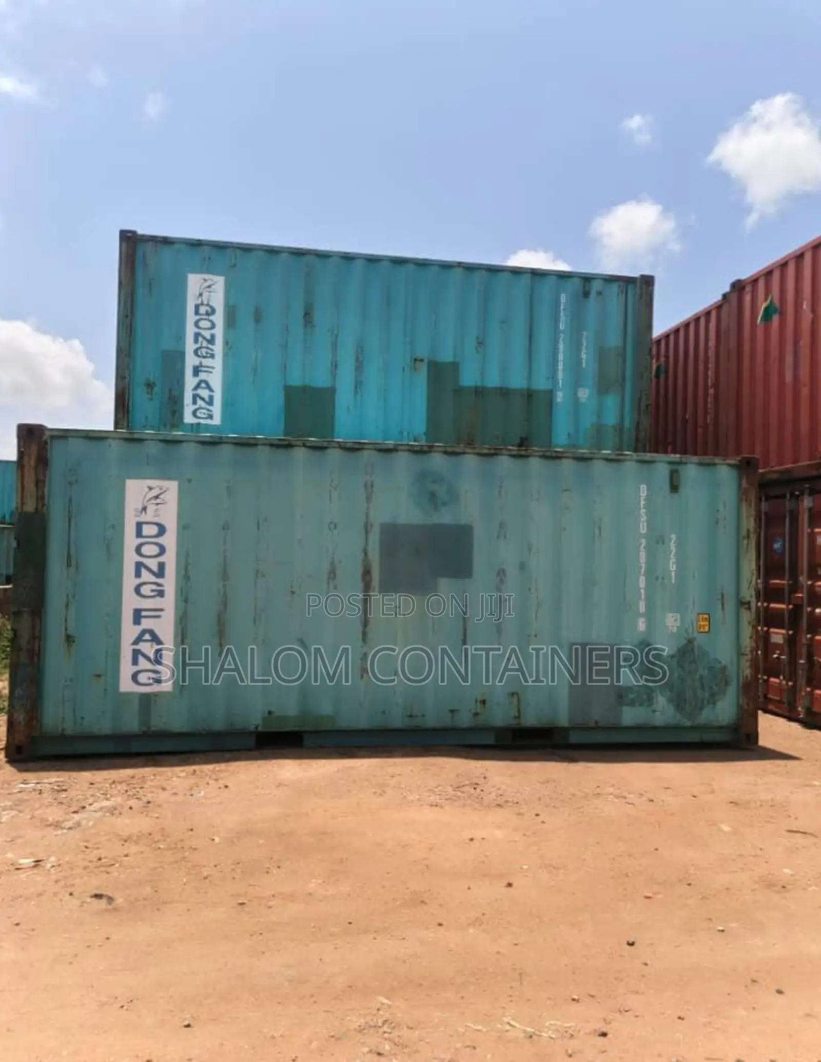 Reduce To Clear 20ft Empty Dry Containers Available For Sales