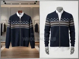 Quality Knitted Zipper Sweater Jacket
