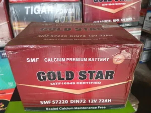 Gold Star 17 ,15,13 Plate 90ah, 72ah,66ah and 55ah for All Cars