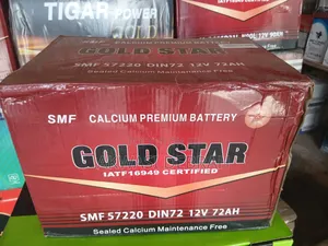 Gold Star 17 ,15,13 Plate 90ah, 72ah,66ah and 55ah for All Cars