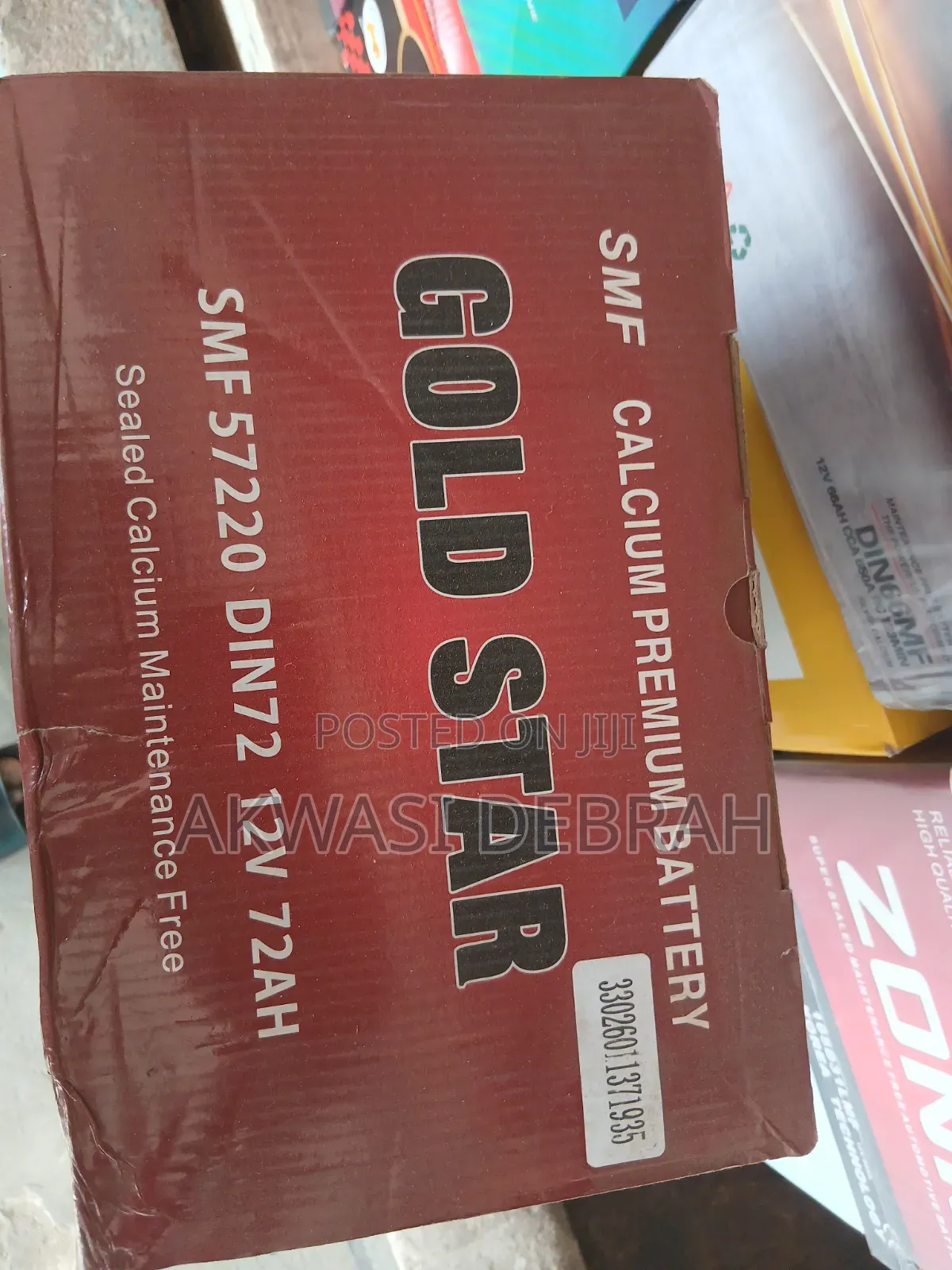 Gold Star 17 ,15,13 Plate 90ah, 72ah,66ah and 55ah for All Cars