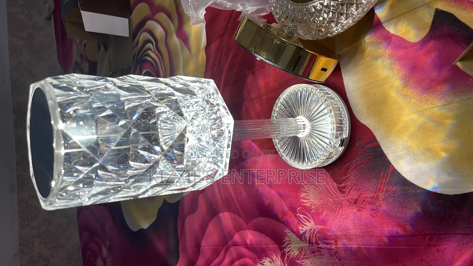Crystal Table Touch Lamp