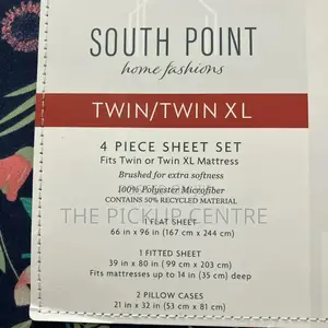 South Point Home Fashions Twin/Twin Xl 4 Piece Sheet Set