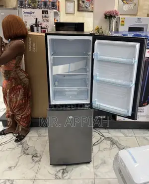 Lovely Design Nasco 158l Bottom Mount Freezer Fridge(Dark Gray)
