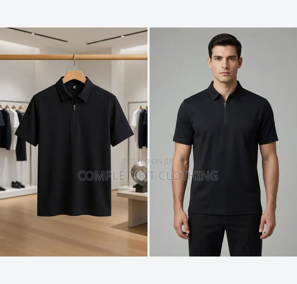 Plain White and Black Club T Shirts Available for Men