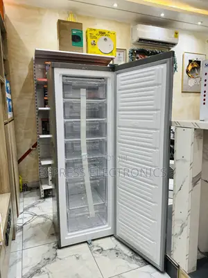 Shop From Us the New Upright Freezer Single Grey Door Nasd1-33