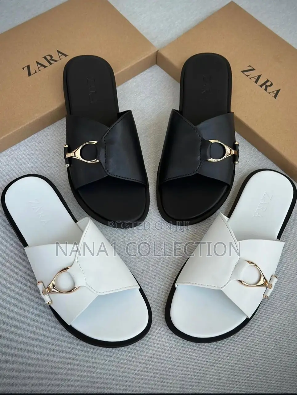 Men’S Leather Zara Slippers