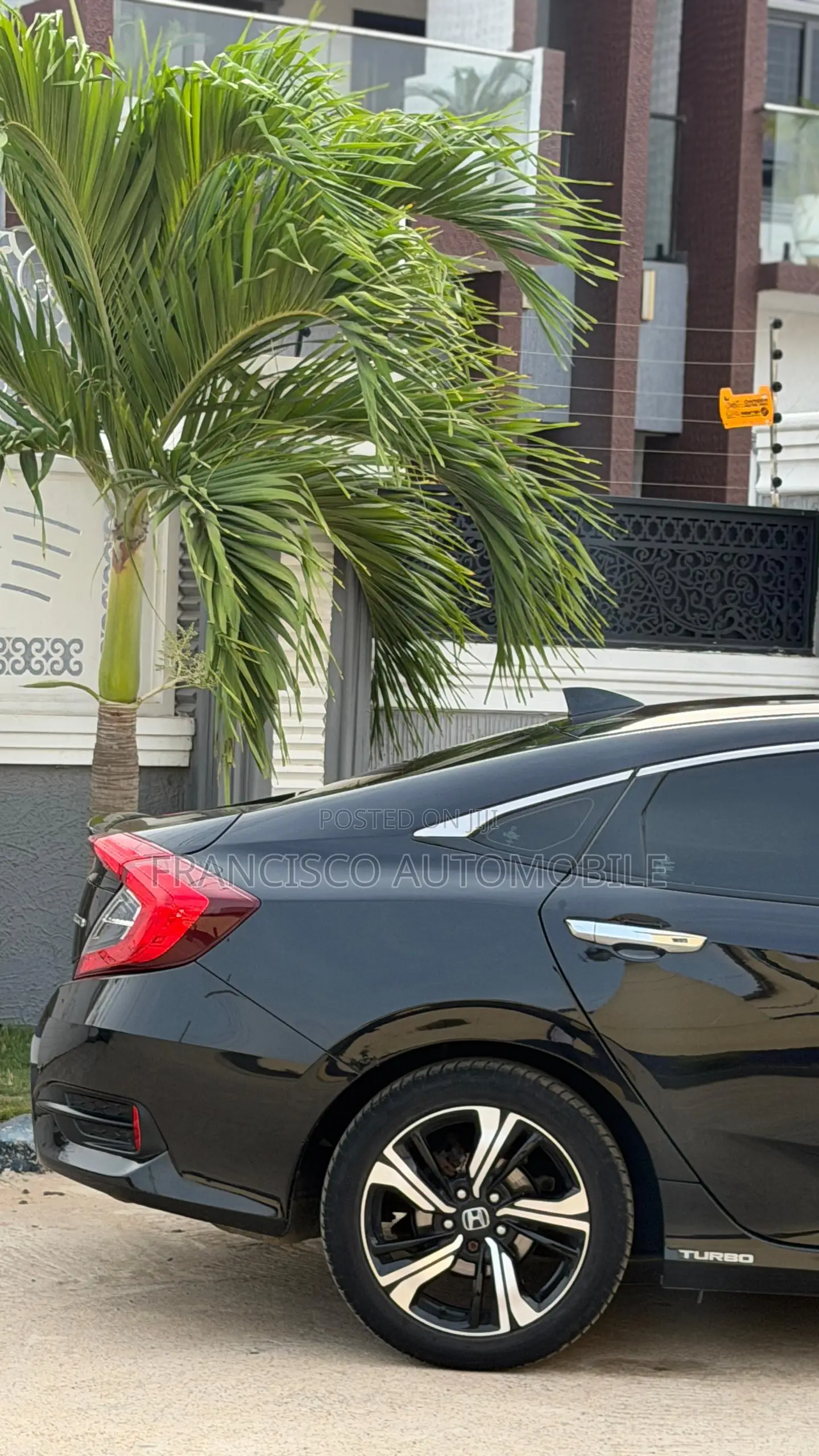 Honda Civic Touring 4dr Sedan (1.5L 4cyl) 2017 Black