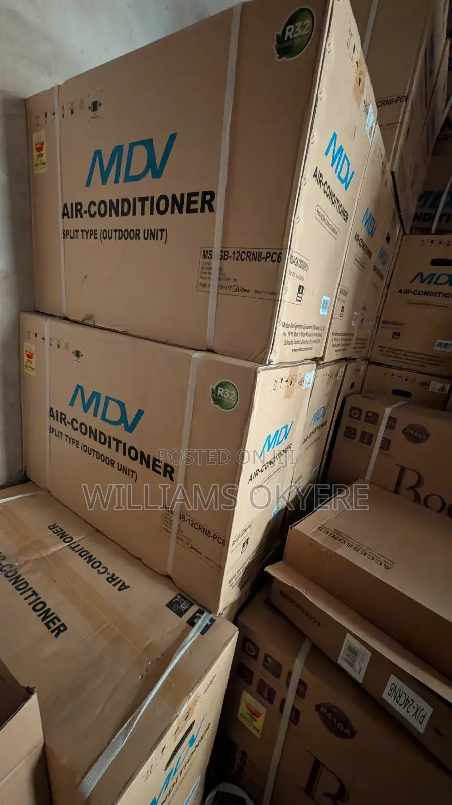 MDV 1.5hp Split Airconditioner (R 32 Gas)