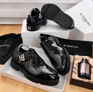 Givenchy Premium Patent Monk Strap Shoe (4g Buckle)