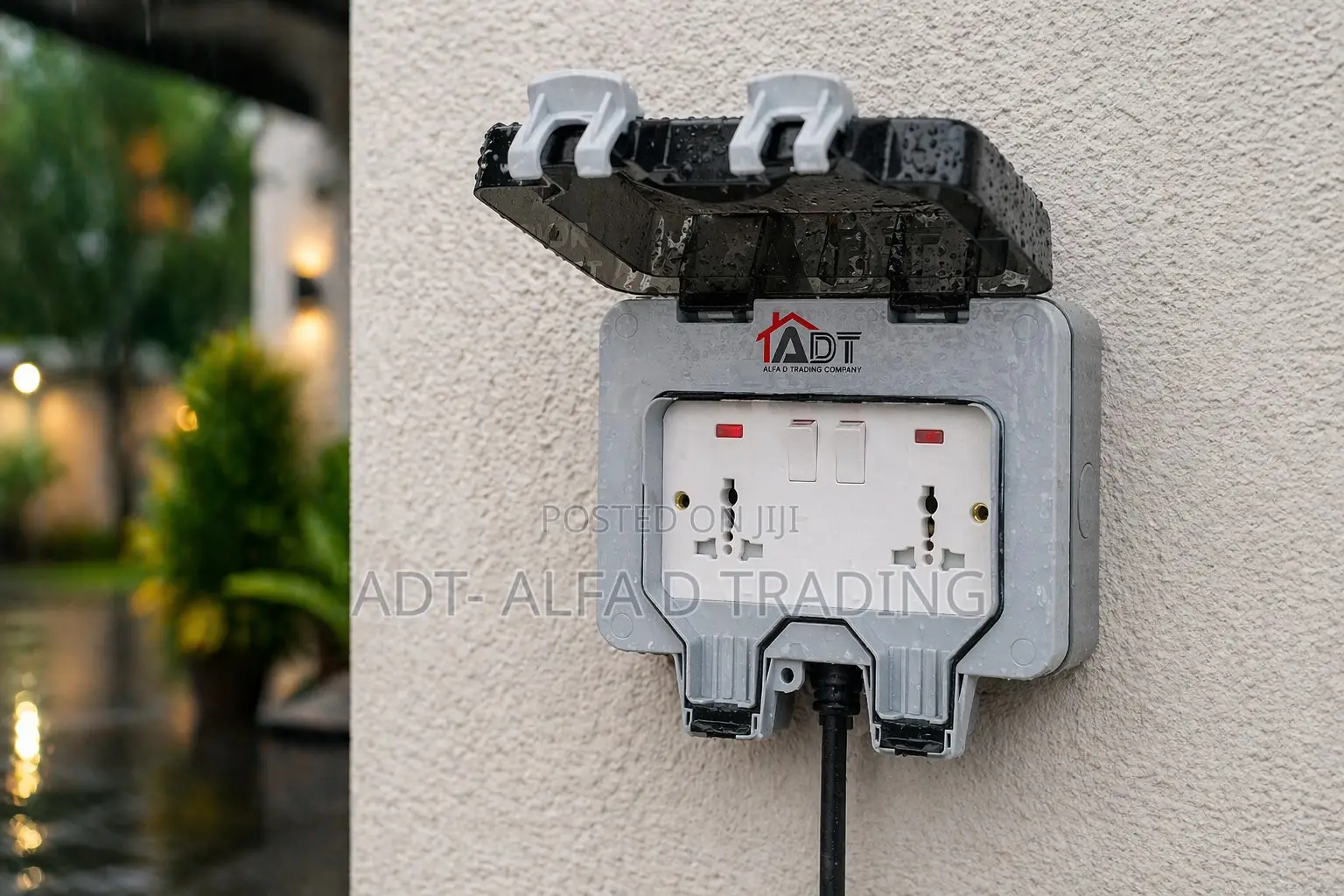 2 Gang Exterior Socket