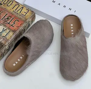 Marni Premium Shearling Mule (Fur Slip-on) Half Shoe