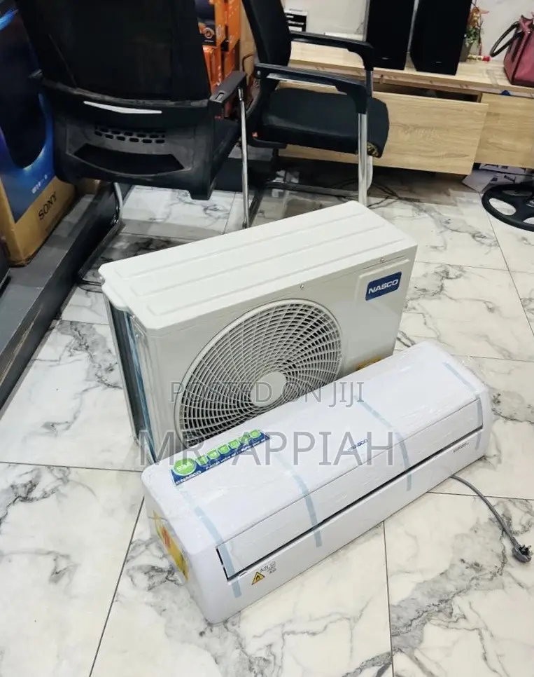 Sleek Nasco 1.5hp Dual Inverter Air Conditioner(White) 