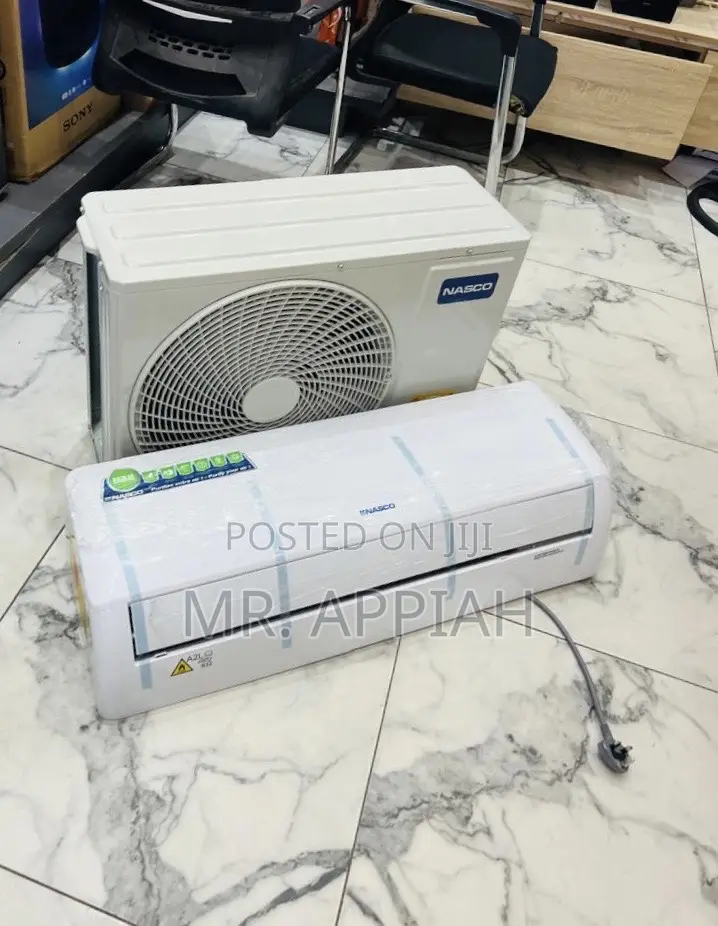 Sleek Design Nasco 1.5hp Air Conditioner(Dual Inverter) White