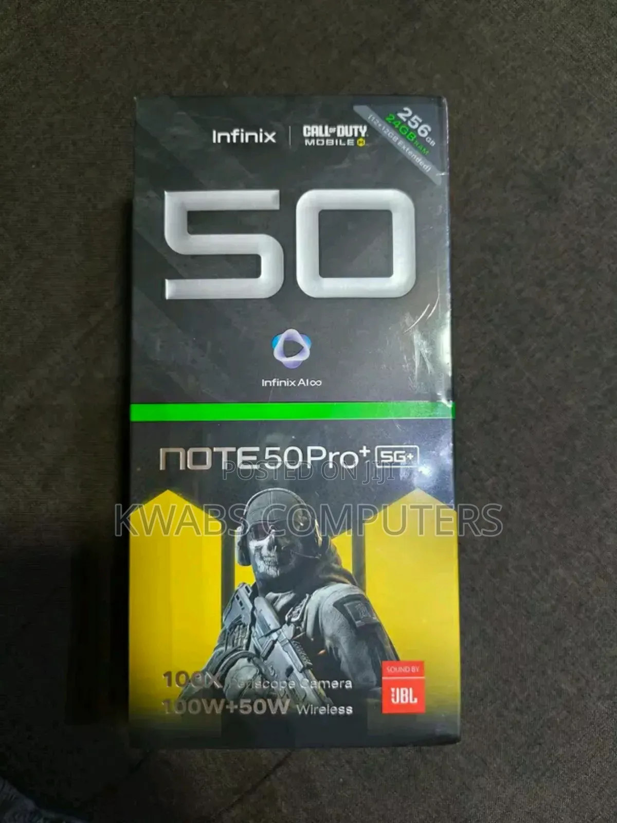 New Infinix Note 50 Pro+ 256 GB Black