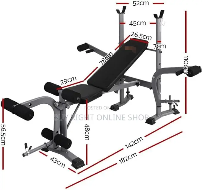 Foldable Multi Functional Bench - Home/Gym