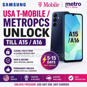 Samsung Usa T-mobile / Metropcs Unlock Till A15 / A16