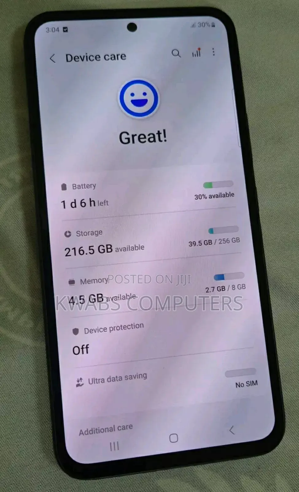 New Samsung Galaxy A54 256 GB Black