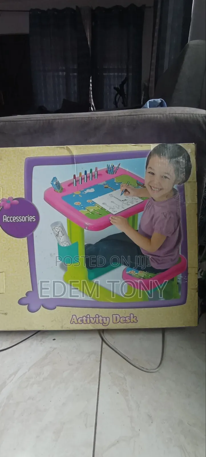 3-in-1 Kids Activity Desk for Learning Drawing