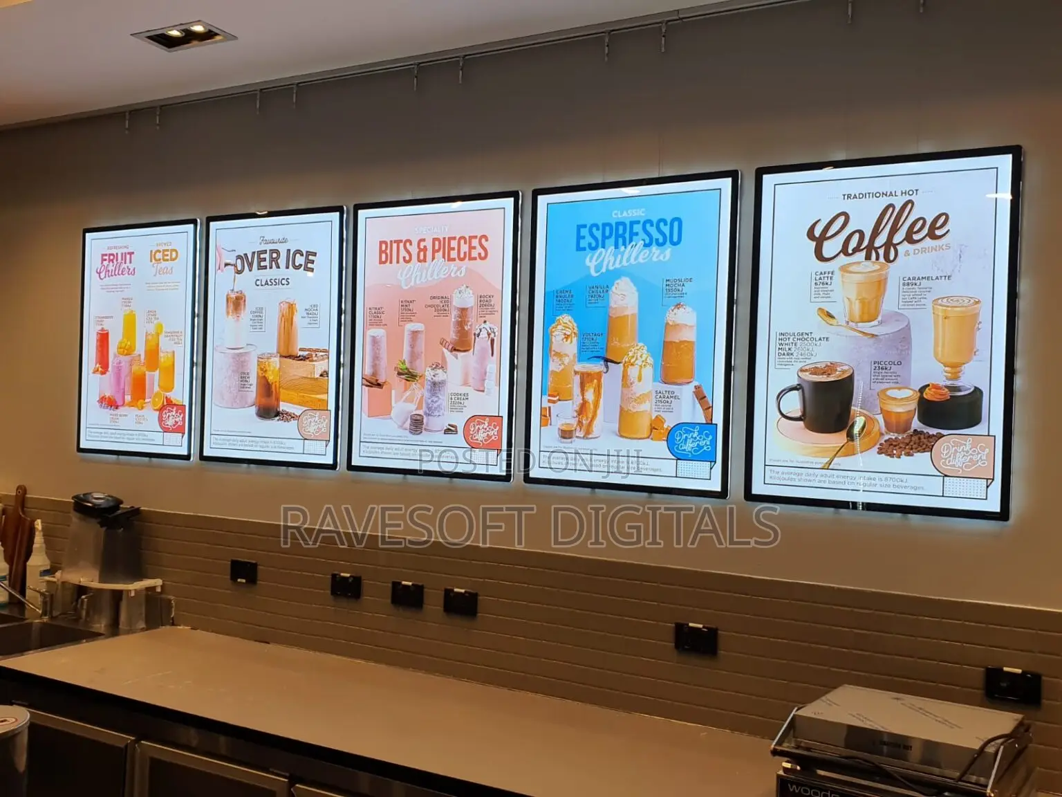 Led Light Menu Wall Mount