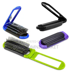 Pocket Mirror and Brush Set