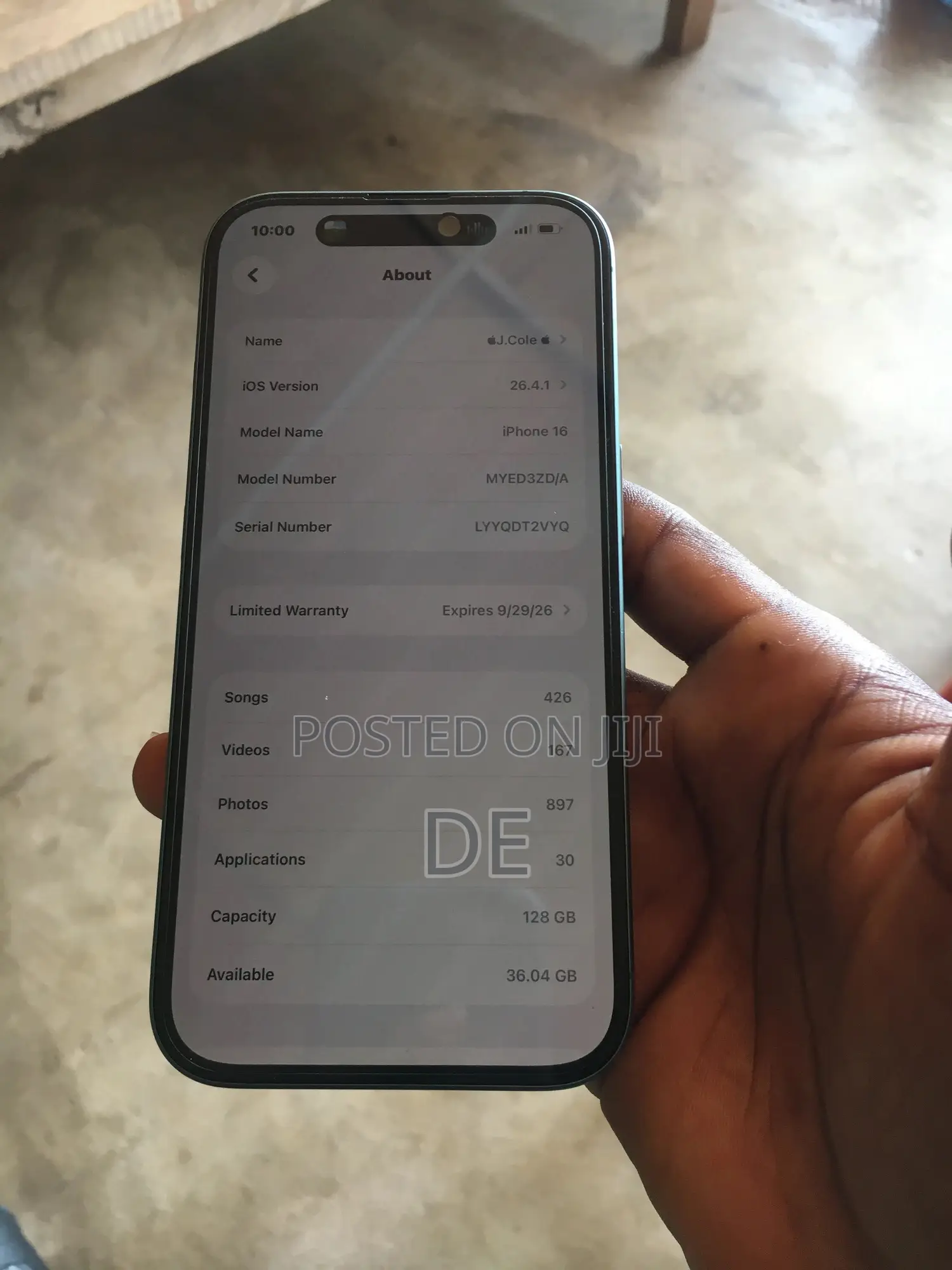 Apple iPhone 16 128 GB Gray