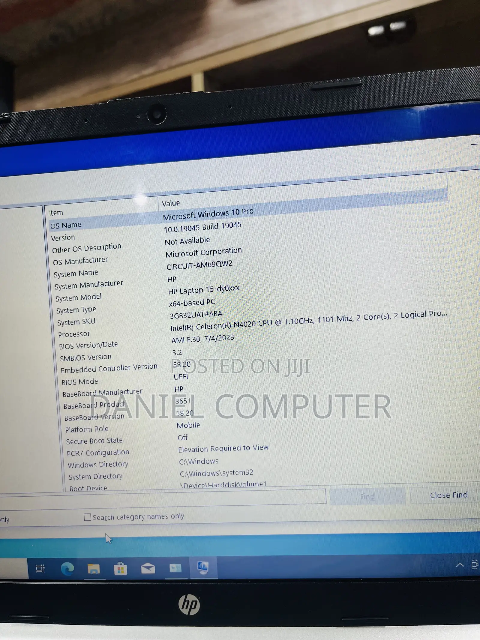 Laptop HP 15 4GB Intel Celeron SSD 256GB