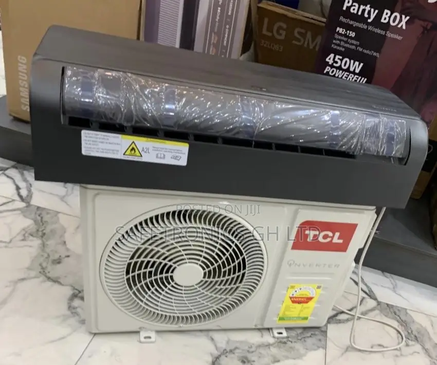 Original TCL 1.5 Hp Inverter Air Conditioner (Dark Gray/Black Mirror