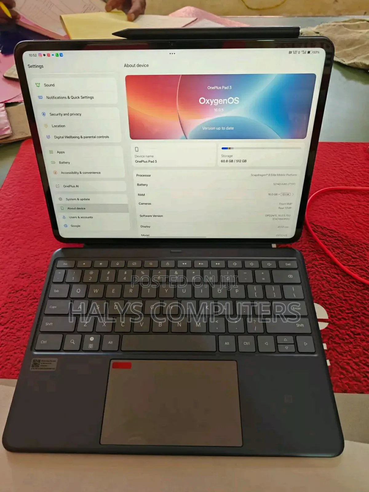 OnePlus Pad 3 512 GB Gray
