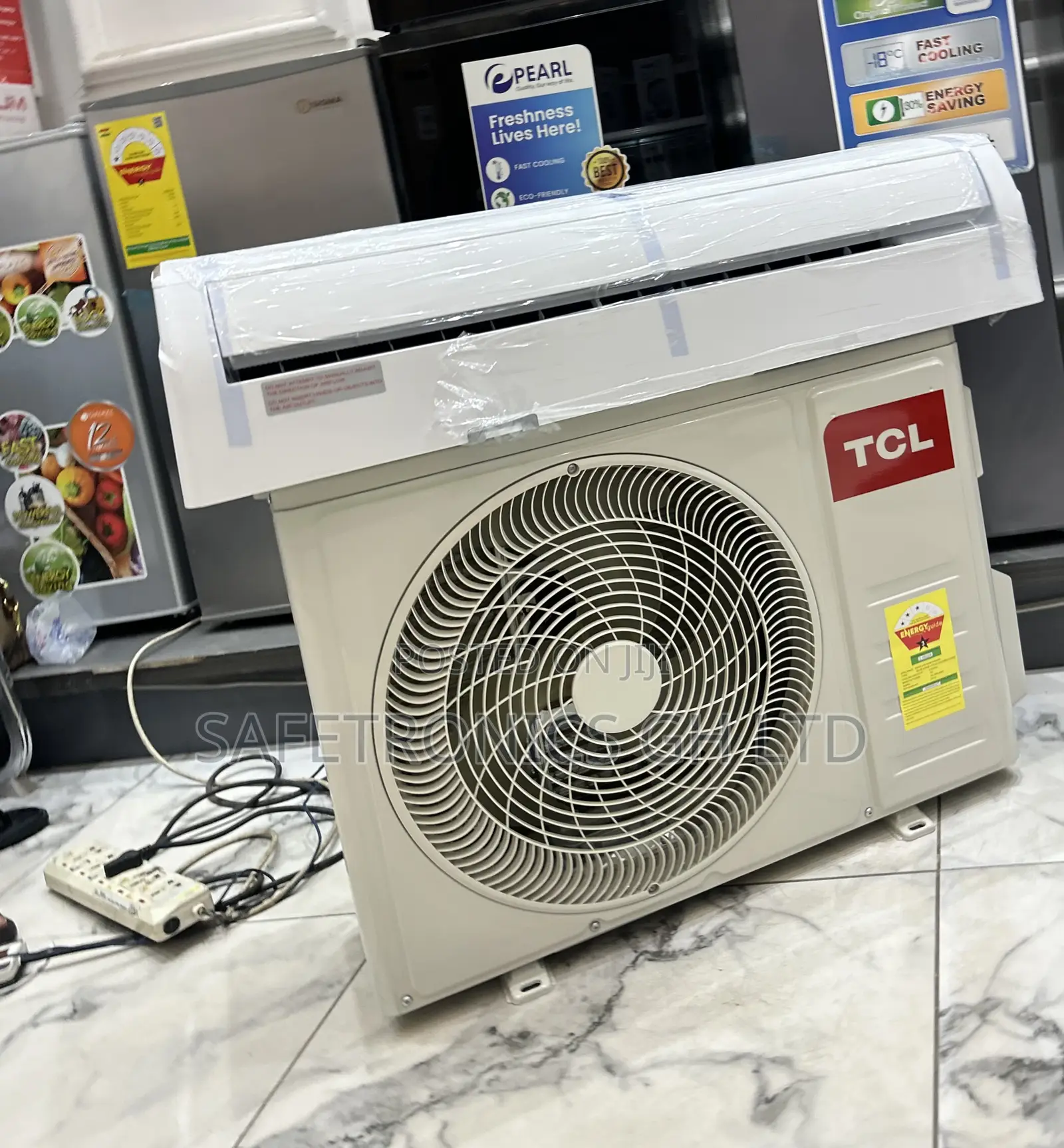 Secure Fast Split Type 1.5 Horsepower White Ac