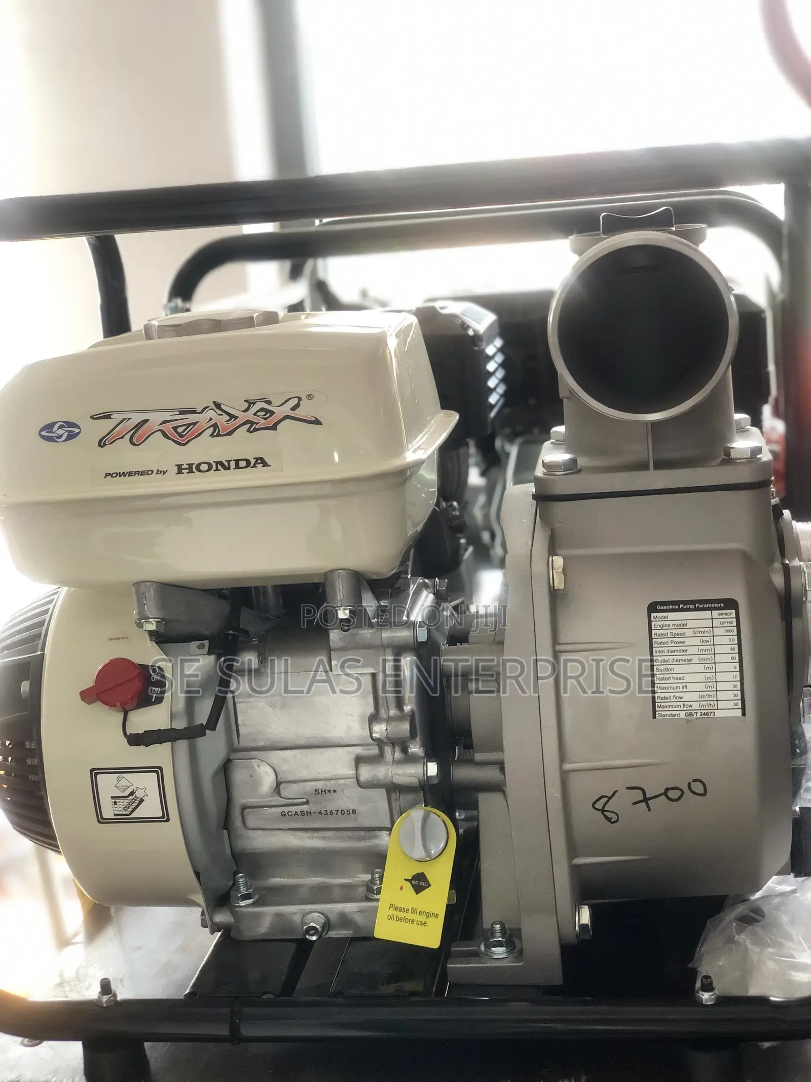 Honda Gasoline Water Pump