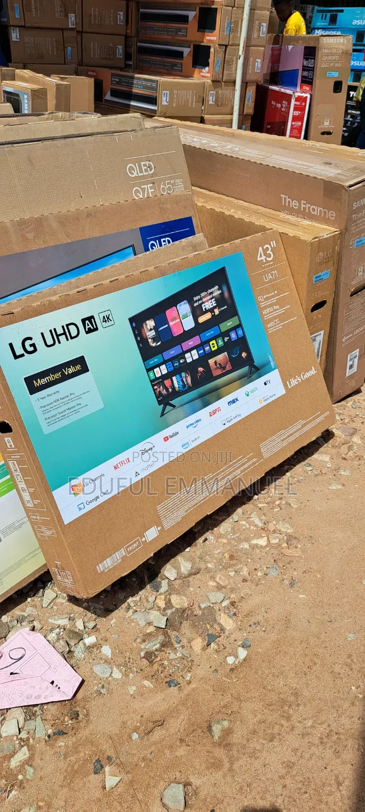 Lg 43" Uhd Smart Ai Tv Netflix Youtube Apple Airplay Bluetooth