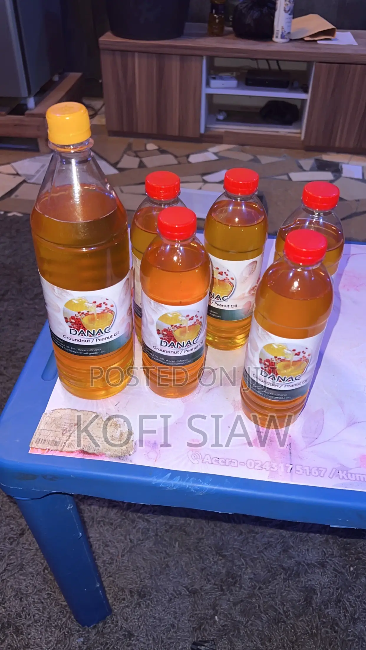 Organic Groundnut or Peanut Oil