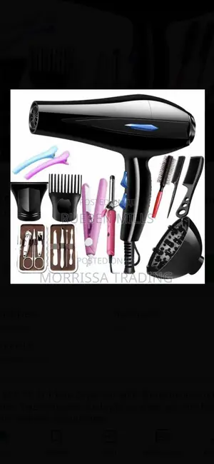 Professional Hair Dryer With Accessories