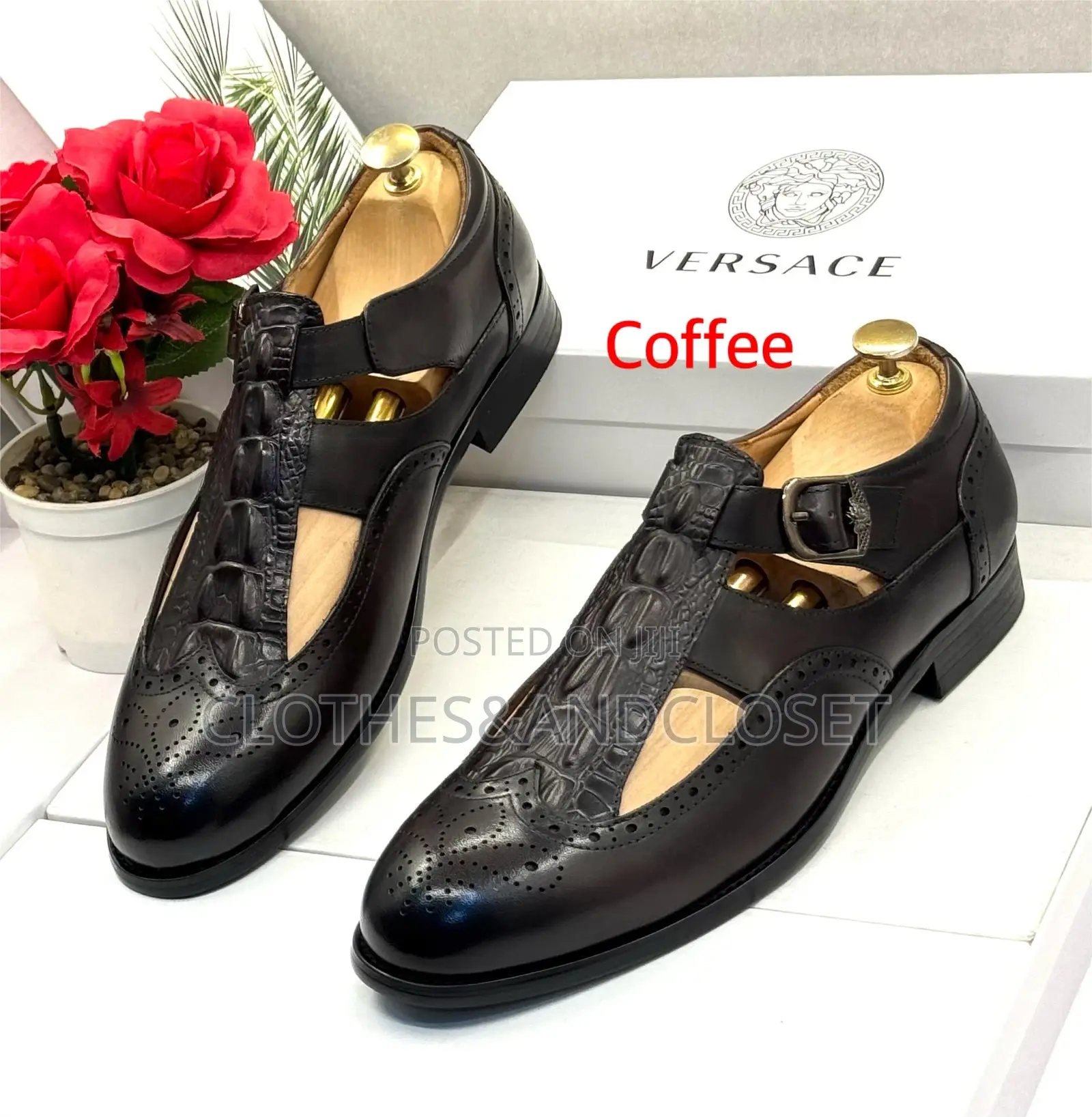 Billionaire Brand Men's Leather Shoe Sandals