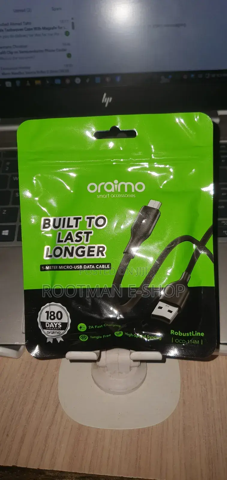 Oraimo Robustline 2a 1m Micro-Usb Cable