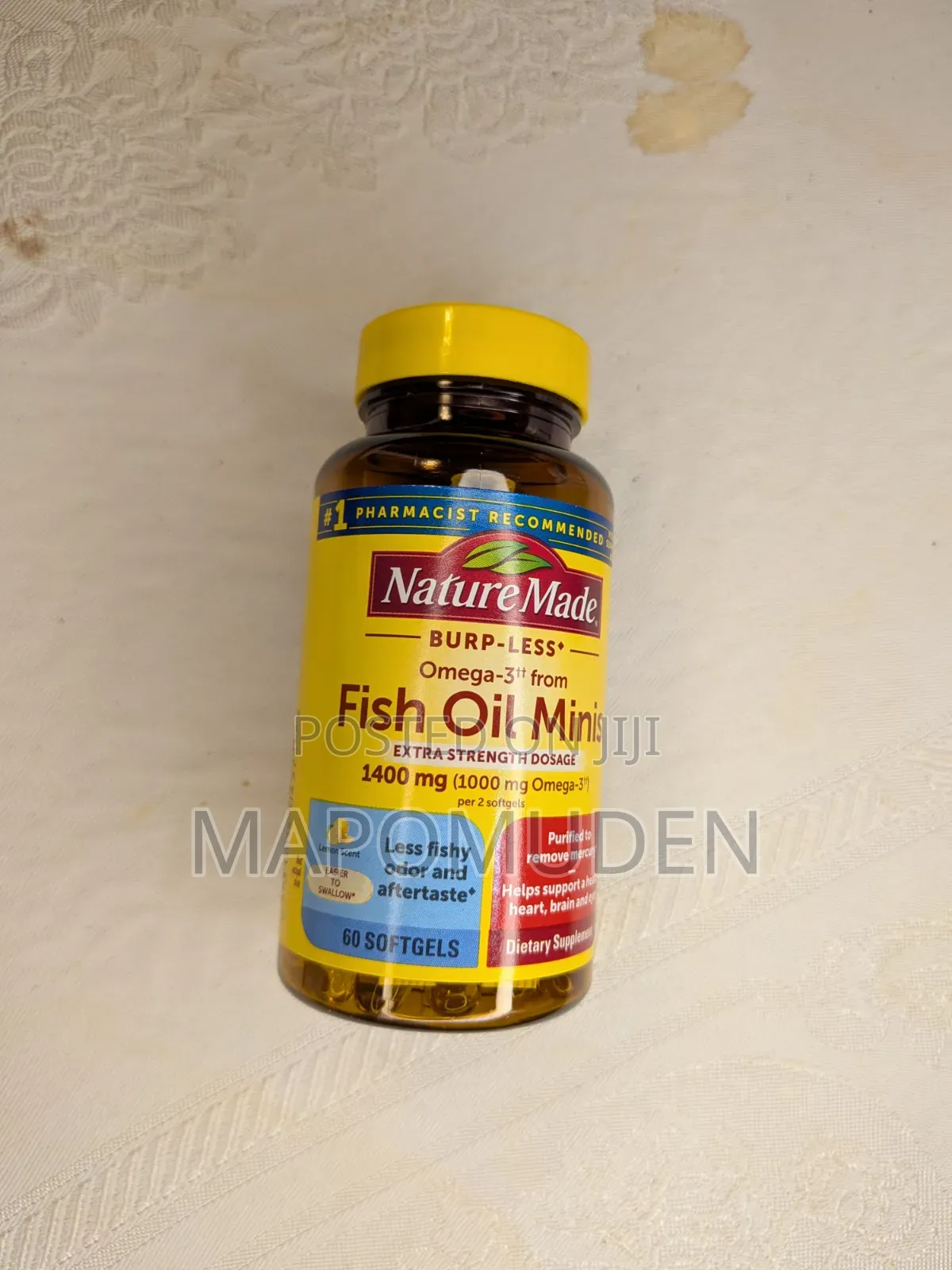 Nature Made Burp-Less Fish Oil Minis (Omega-3) 1400mg - 60 Softgels