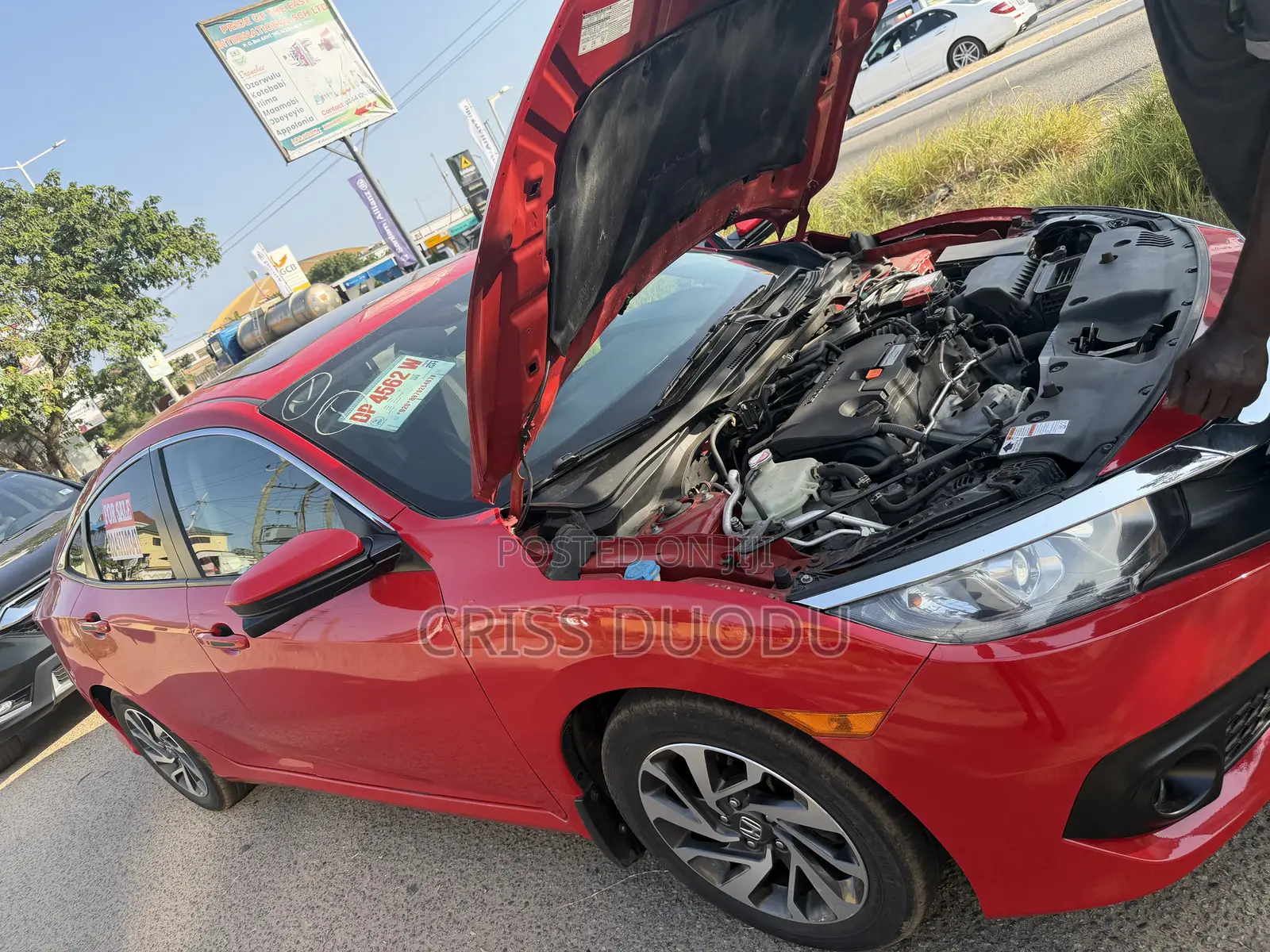Honda Civic EX-L Sedan 2018 Red