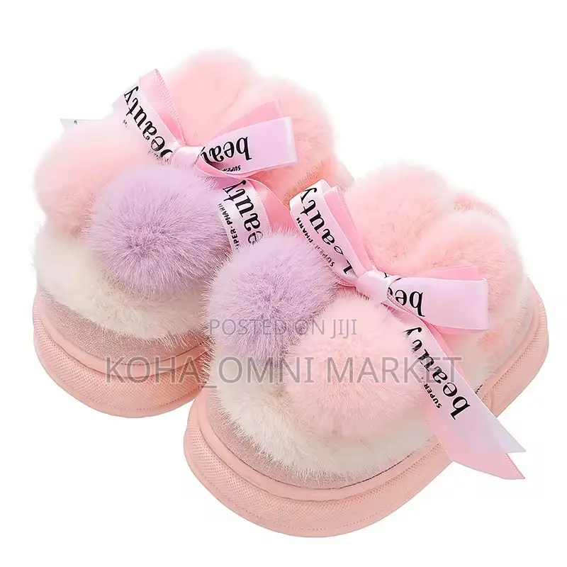 Kids’ Indoor Fluffy Shoes