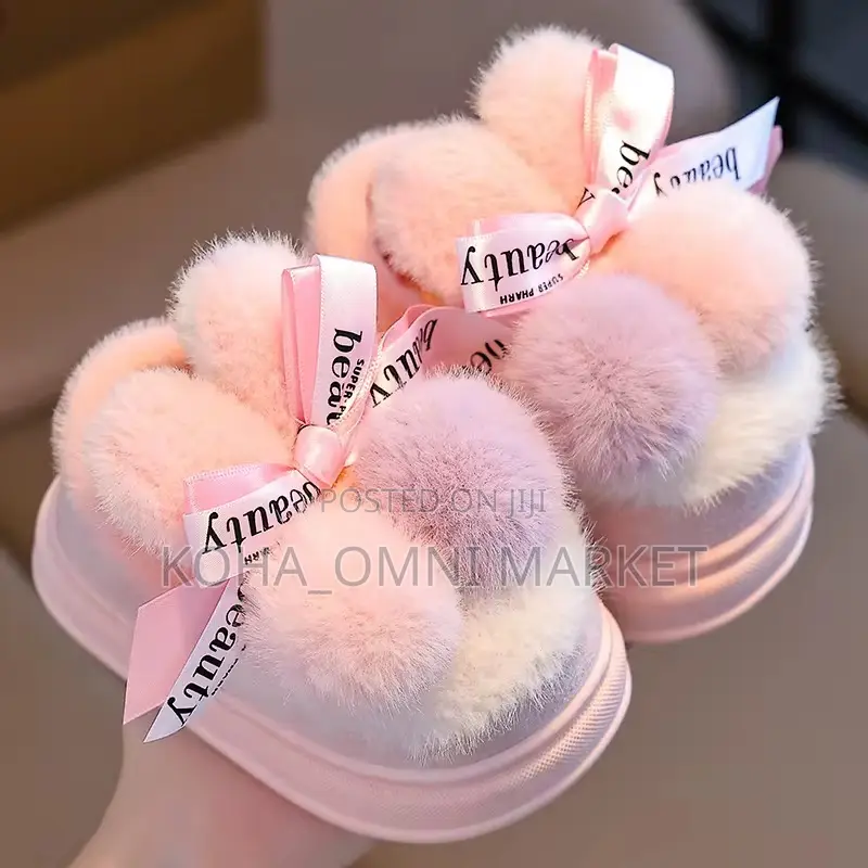 Kids’ Indoor Fluffy Shoes