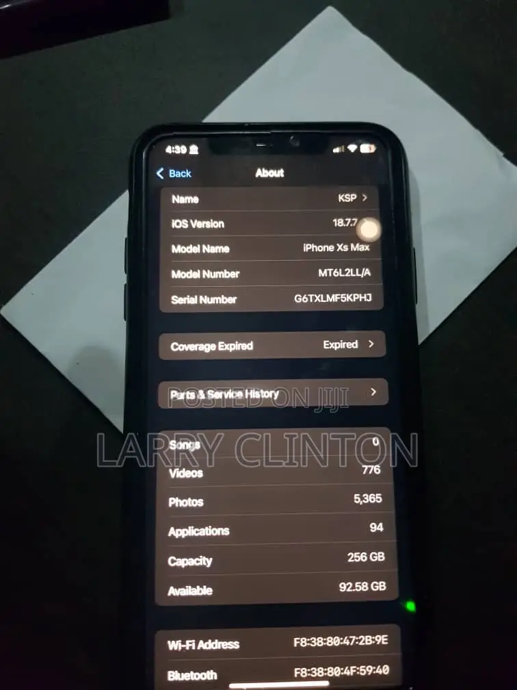 Apple iPhone XS Max 256 GB White