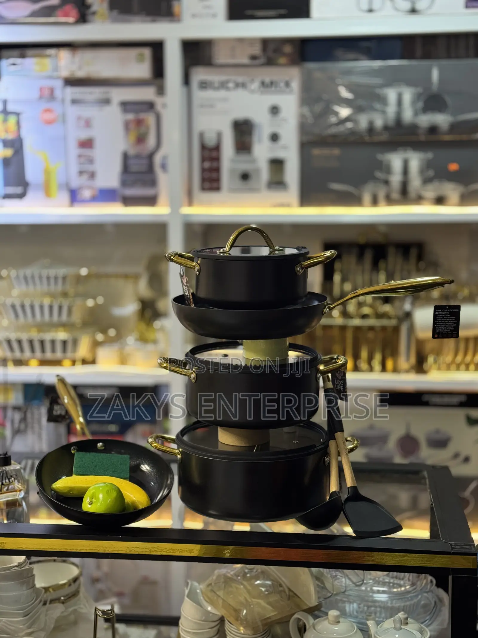 Ucc Life Ceramic Cookware Set 11pcs