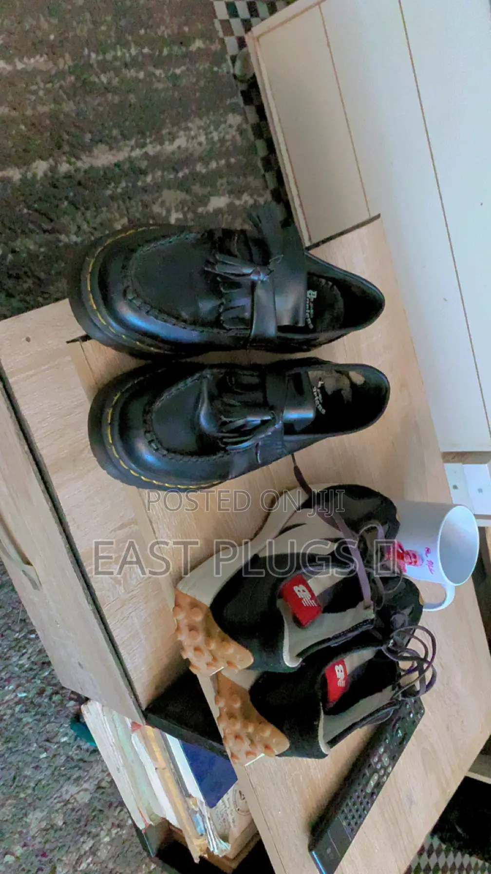 Dr. Martens Shoe and New Balance Sneakers