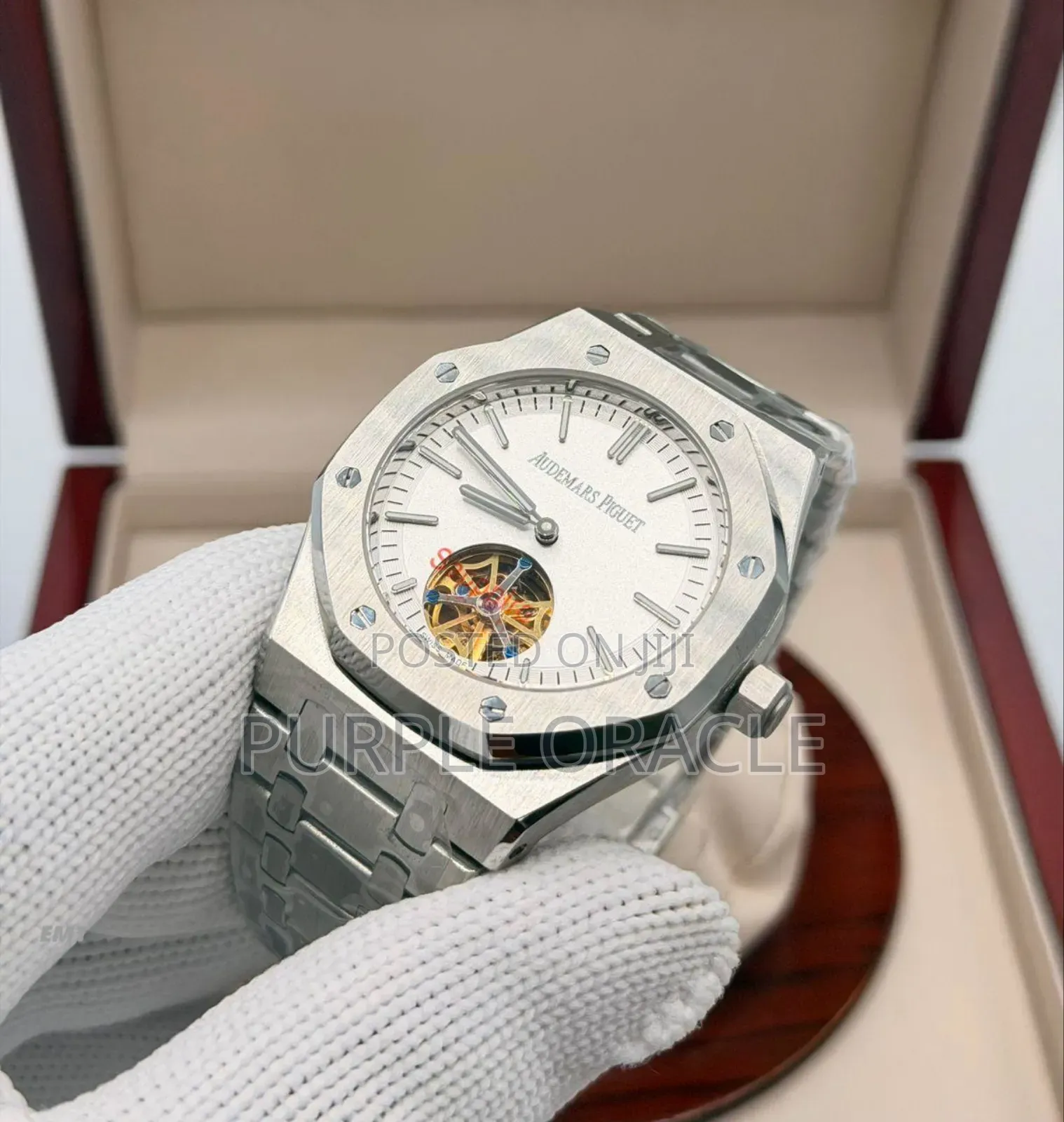 Audemars Piguet Royal Oak Tourbillon Stainless Steel Watch.