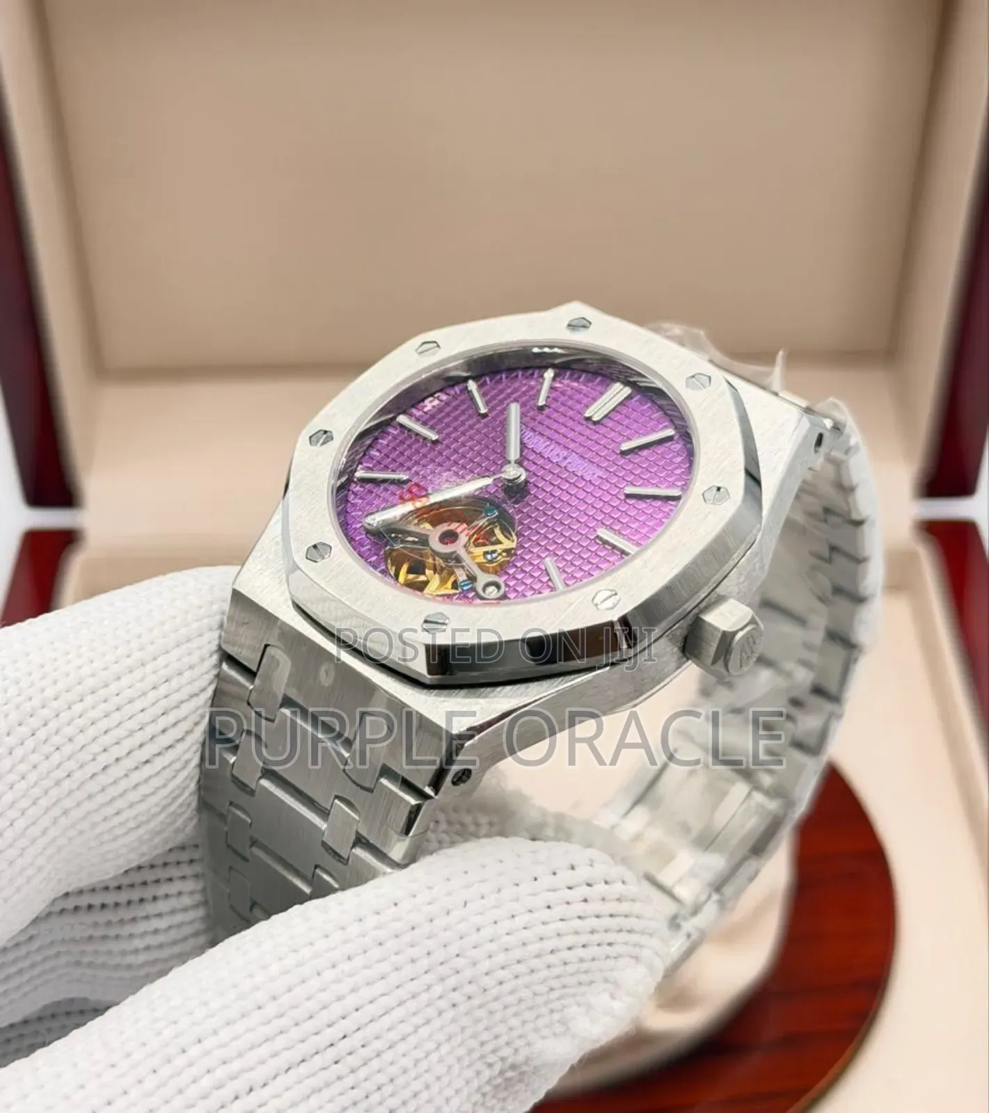 Audemars Piguet Royal Oak Tourbillon Stainless Steel Watch.