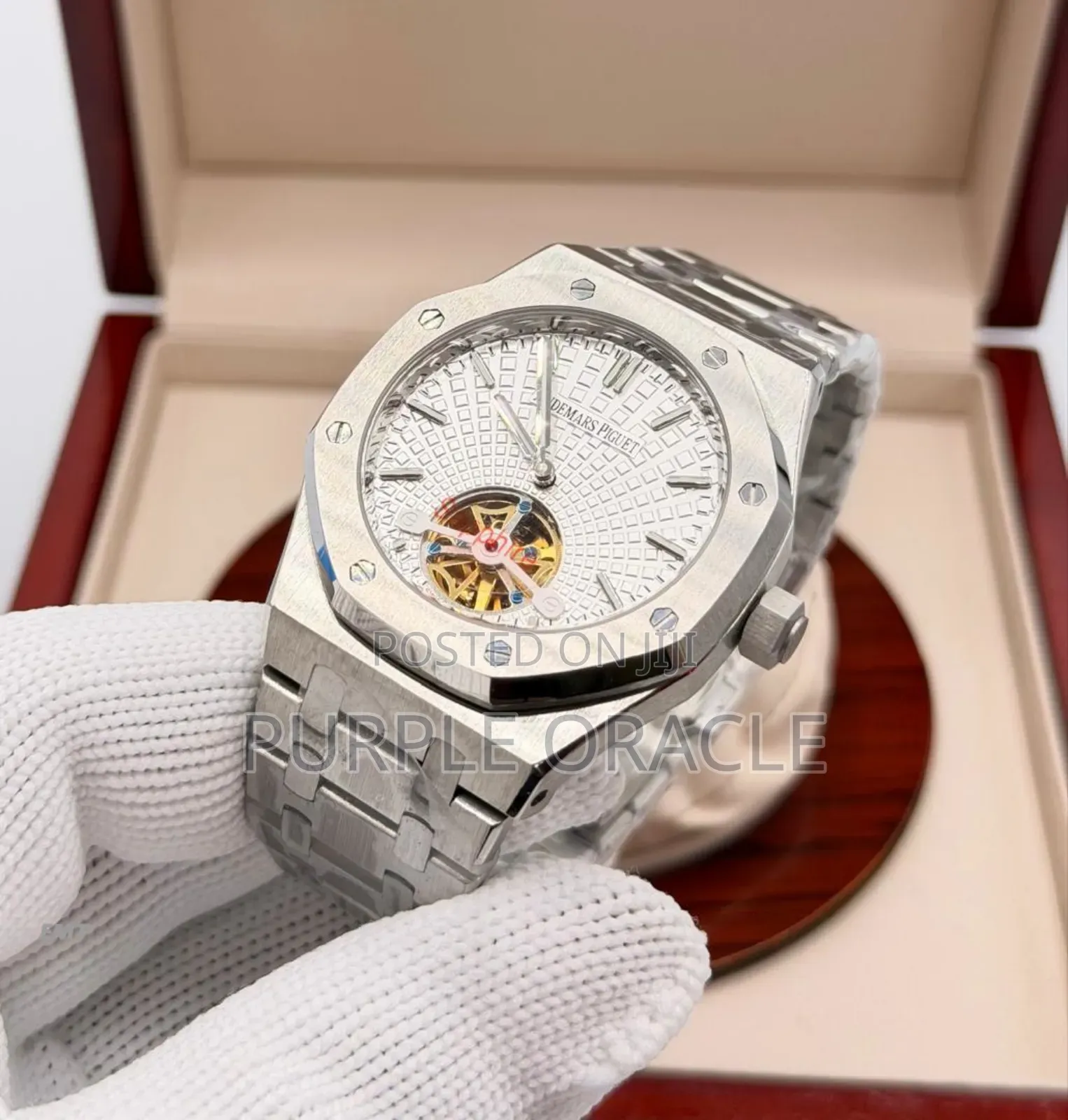 Audemars Piguet Royal Oak Tourbillon Stainless Steel Watch.